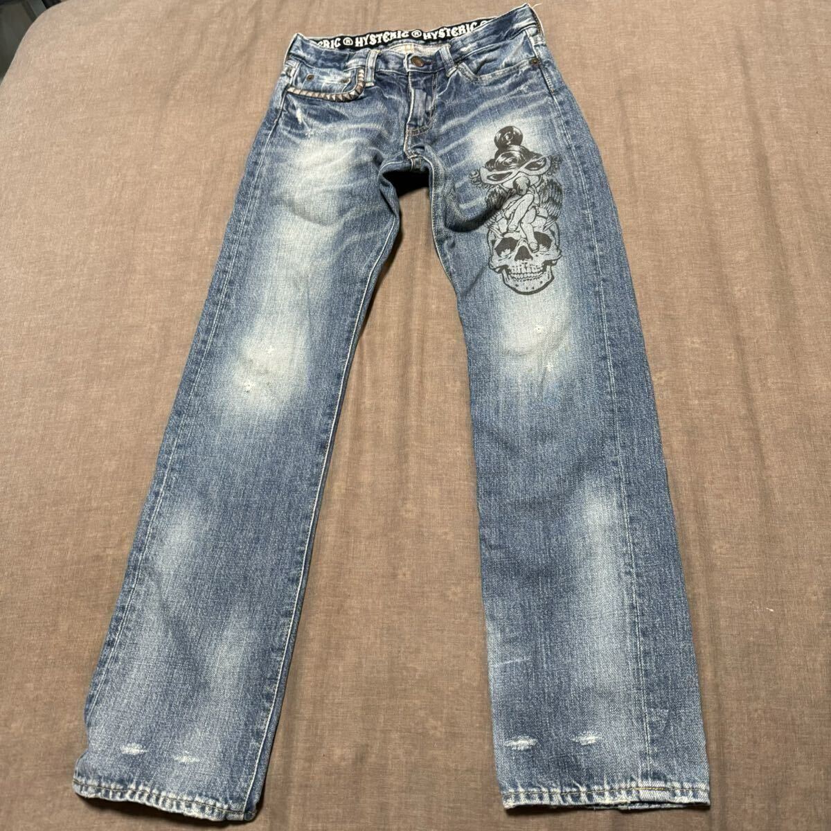ヒステリックミニ ヒスミニ ジーパン デニムパンツ ジーンズ 140㎝ ストレートデニム拍卖