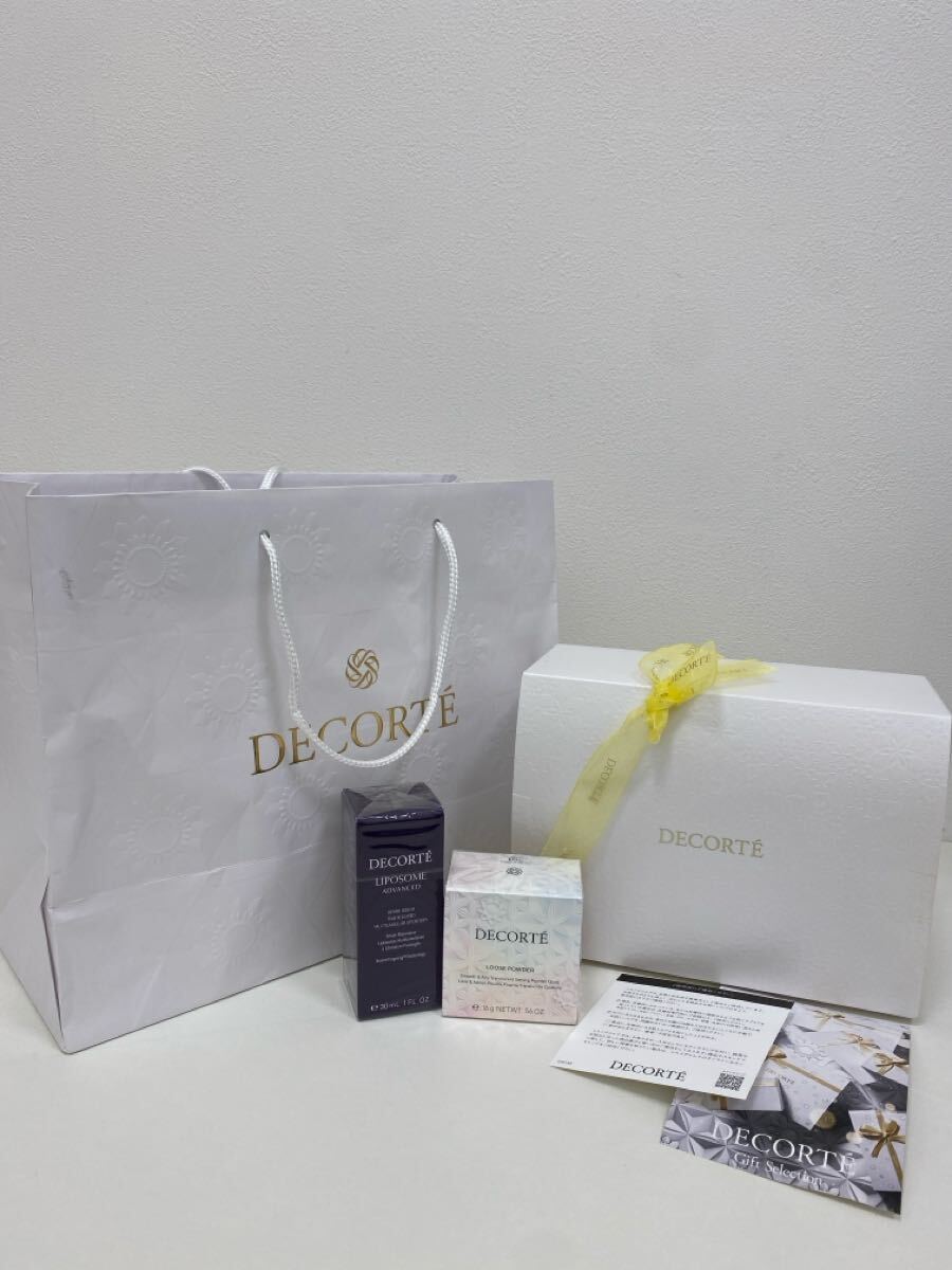 ☆未開封 コスメデコルテ ルース パウダー 16g リポソーム アドバンスト リペアセラム 30ml 2点セット 箱付 ギフト #4394拍卖