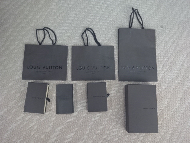 LOUIS VUITTON ルイヴィトン 空箱 ショッパー 紙袋 商品布袋 10点セット拍卖