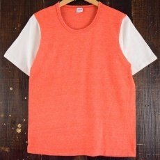 70's Champion USA製 バータグ 切り替えTシャツ M ビンテージ ビンテージチャンピオン チャンピオンバータグ 珍ピオン ツートーン 霜降り拍卖