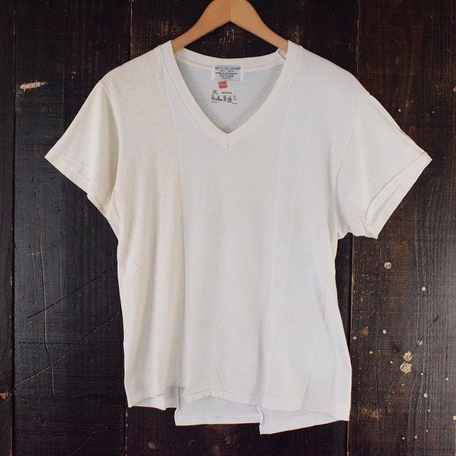 NR.FLAG リメイクTシャツ 半袖 M ショートスリーブ 白 ホワイト ユーズド 再構築 一点もの ビンテージ 古着 PRIMAL 定価10,000円拍卖