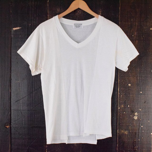 NR.FLAG リメイクTシャツ 半袖 S ショートスリーブ 白 ホワイト ユーズド 再構築 一点もの ビンテージ 古着 PRIMAL 定価10,000円拍卖