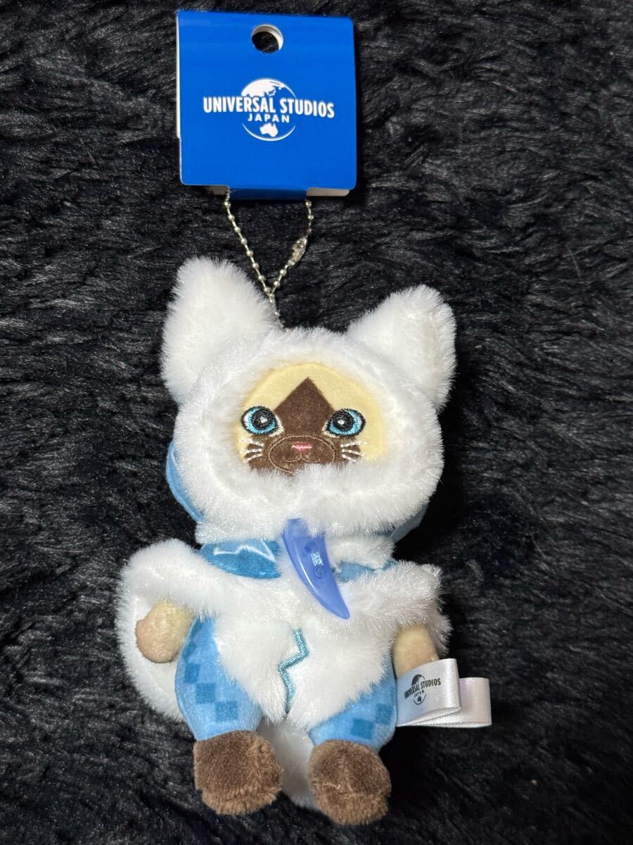 未使用 USJ限定 モンスターハンター ワールド アイスボーン カガチ装備 アイルー ぬいぐるみキーホルダー モンハンワイルズ拍卖