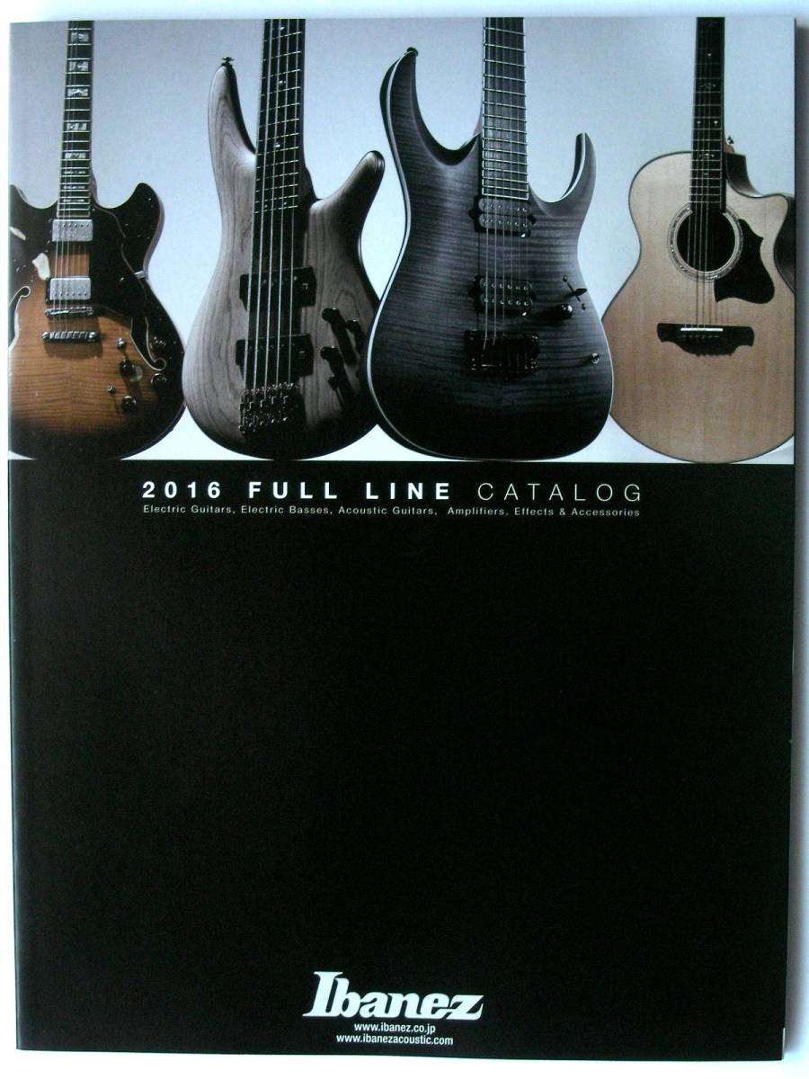 【カタログのみ】52363●送料無料 Ibanes アイバニーズ 2016総合カタログ●Tosin Abasi/RG8570Z/RGV3750/RG/RGIT/RG/LGB/JSM●2016年101p拍卖