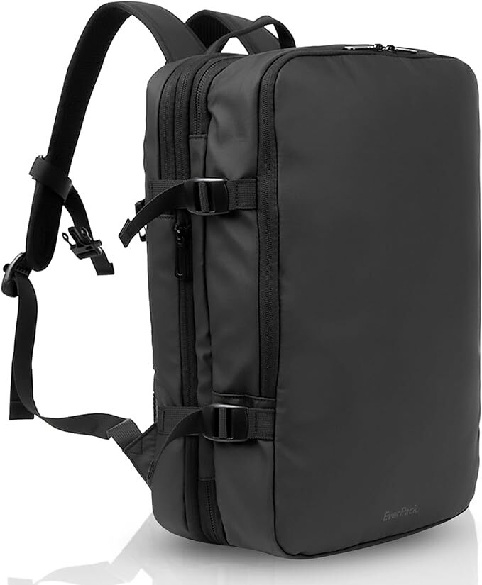 【セール】EverPack 日本発 ビジネスリュック メンズ ビジネスバッグ 大容量 22L 拡張 35L PC 17.3インチ 出張 旅行 機内持ち込み拍卖