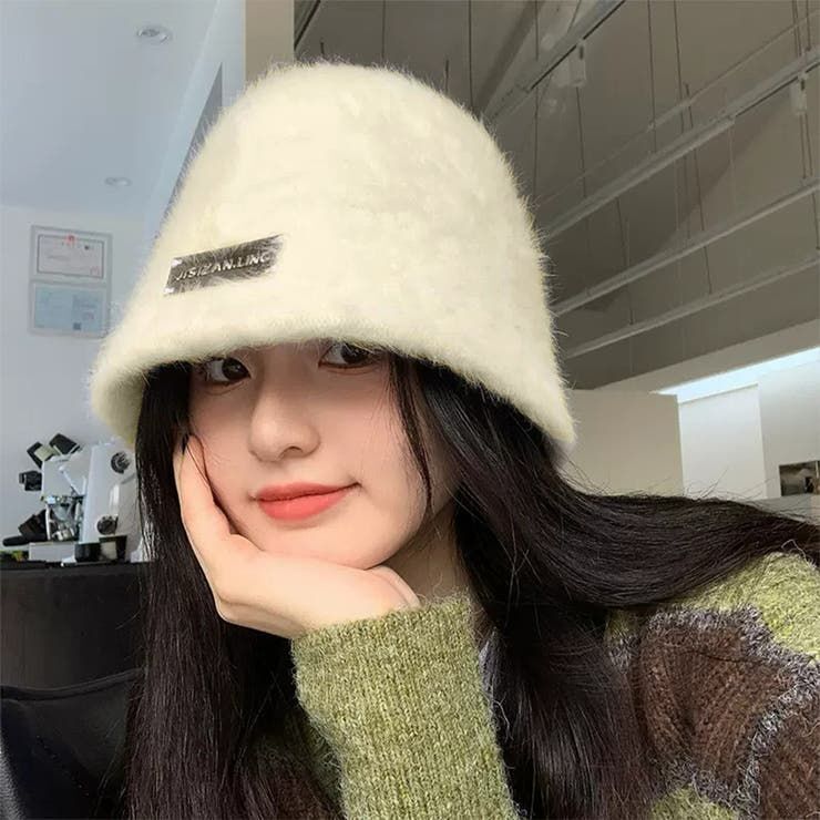 バケットハット レディース 暖かい 秋冬チューリップハット拍卖