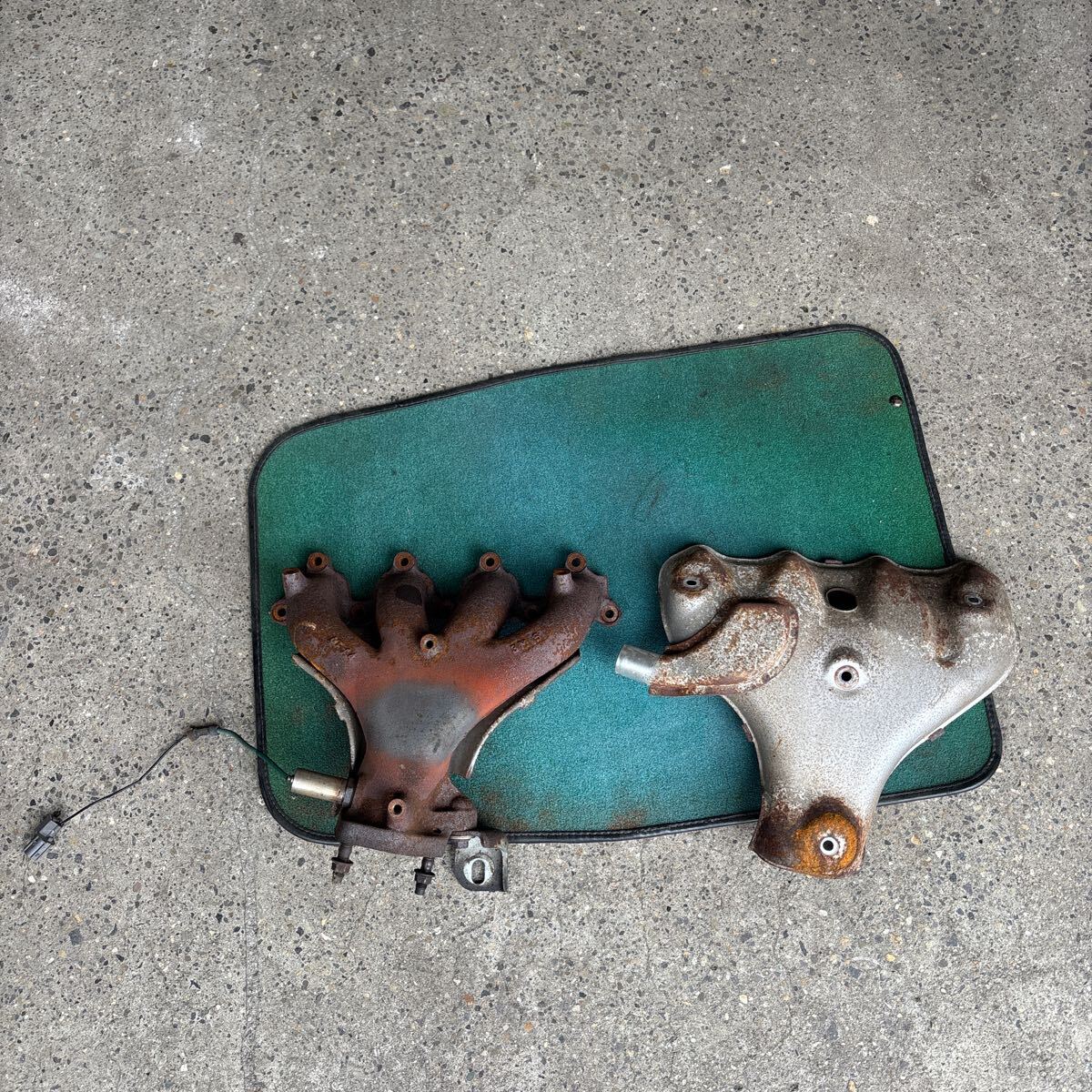 EG4シビックフェリオ D15B 純正エキマニ 遮熱板セット O2センサー付き拍卖