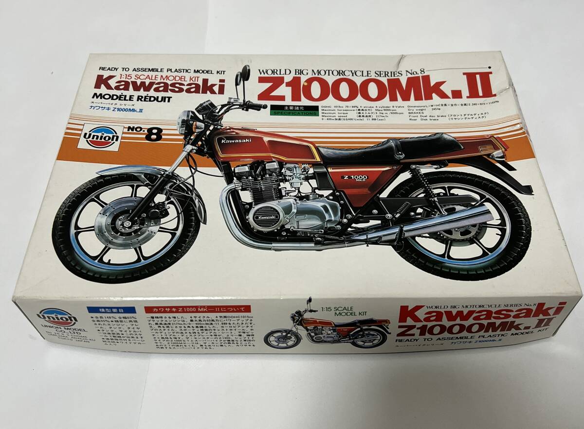 未組立品 Union ユニオン 1/15 Kawasaki カワサキ Z1000Mk.II拍卖
