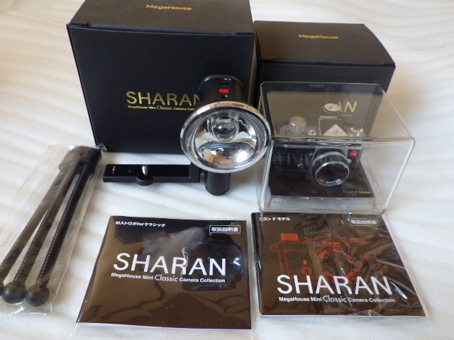 未使用 NIKON SHARAN ニコン シャラン Fブラックモデル フラッシュセット ミニフィルムカメラ ヴィンテージ v041206拍卖
