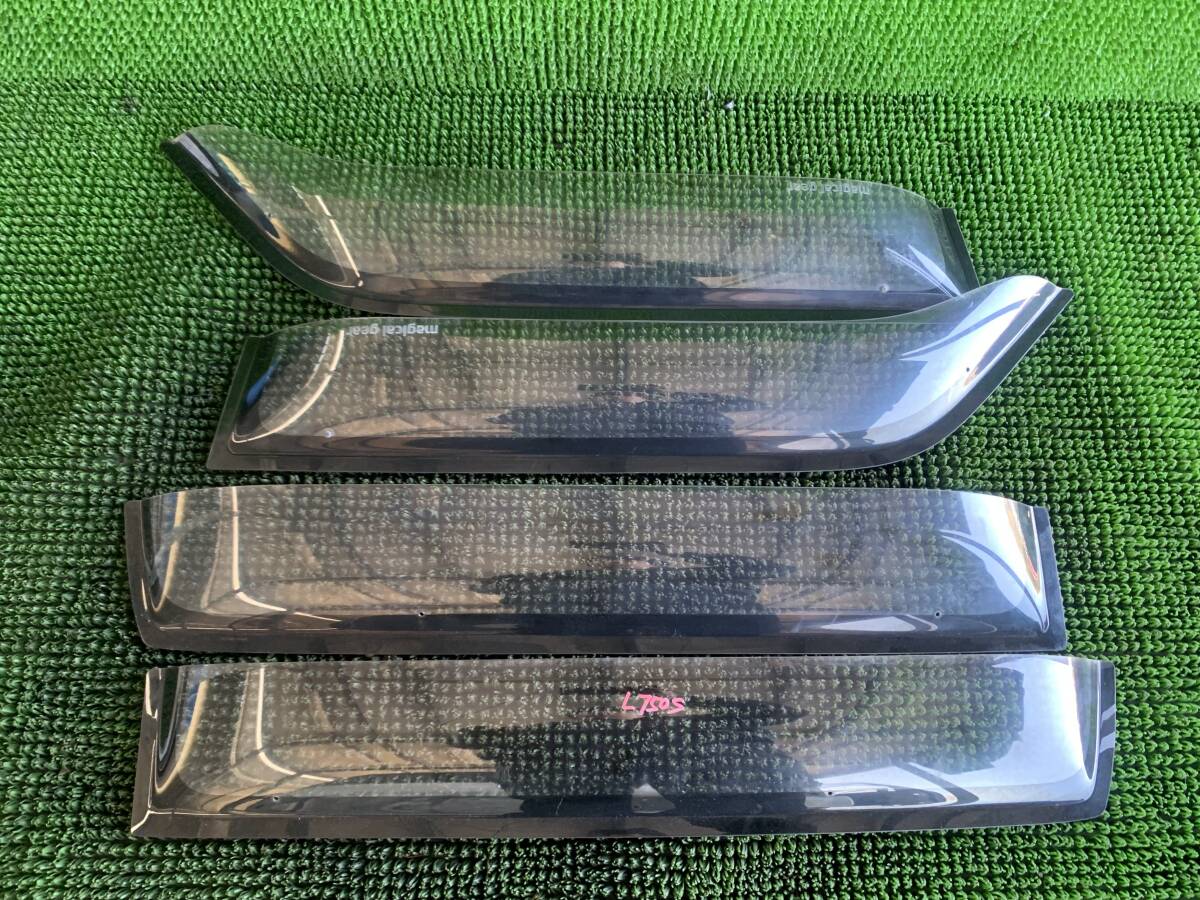 ●即決値段●Z2-2 ダイハツ ネイキッド L750S L760S 純正 ピンなし サイドバイザー 雨除け ドアバイザー 一式拍卖