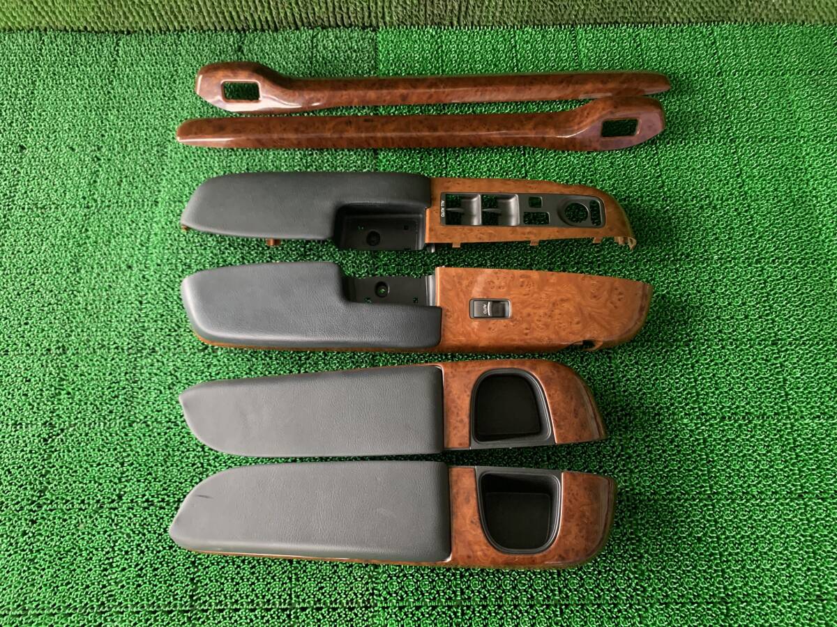 ●即決値段● ホンダ RR1 RR3 エリシオン レザー アームレスト 木目 ウッド パワーウインドウスイッチ パネル ドリンクホルダー 6点拍卖