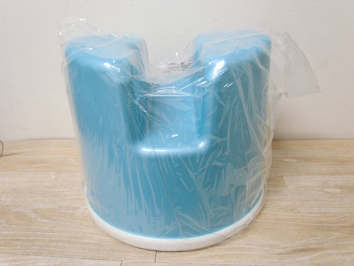 ST④【C】介護用風呂イス (お年寄り・お子様) 洗いにくい場所やケガの時、股間等スムーズに洗浄可能 ブルー拍卖