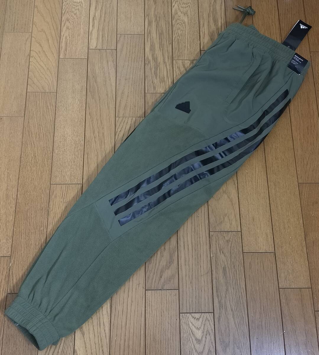 (アディ21) 定価7,370円 アディダス ハイブリットパンツ フリースパンツ IJ8859 カーキ メンズS拍卖