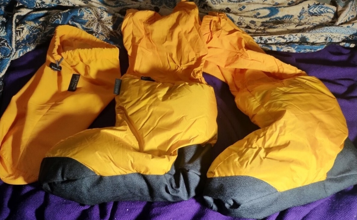 美品 モンベル ウィンドストッパーダウンフットウォーマー サイズM拍卖
