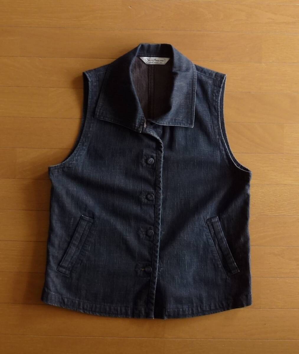 yaccomaricard ヤッコマリカルド インディゴ デニム ベスト 即決あり!拍卖