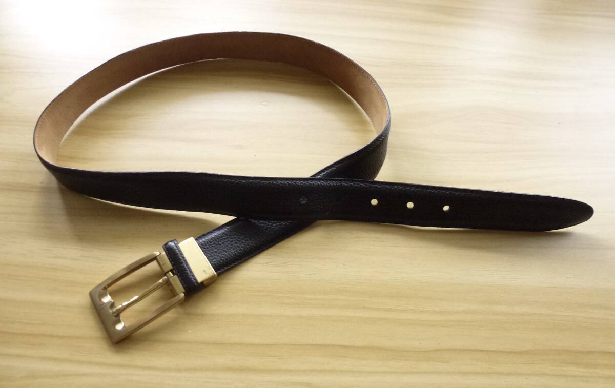 BALLY バリー レザーベルト 革ベルト 黒 即決あり!拍卖
