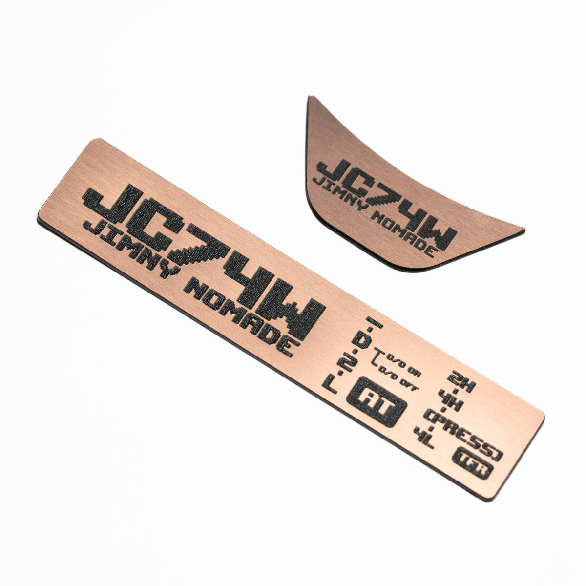 スズキ ジムニーノマド(JC74W)用 シフトパターンプレートセット(AT/カッパー)拍卖