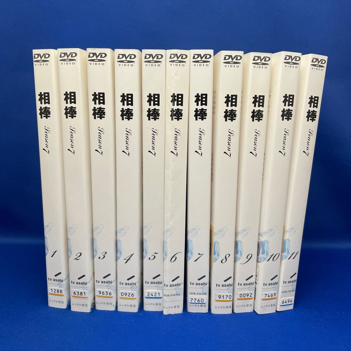 【DVD】相棒 Season7(7期)1-11巻 全巻セット テレビ朝日 連続ドラマ レンタル落ち/ 水谷豊 及川光博拍卖