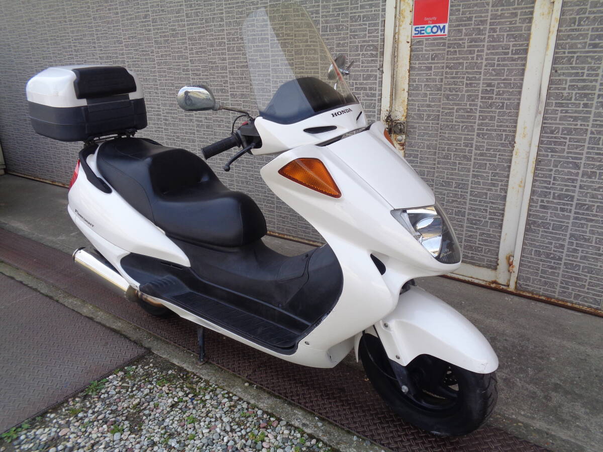 フォーサイト250EXグリップヒーター&リアボックス付き、機能良好でこざっぱりした綺麗な状態の車両です。拍卖