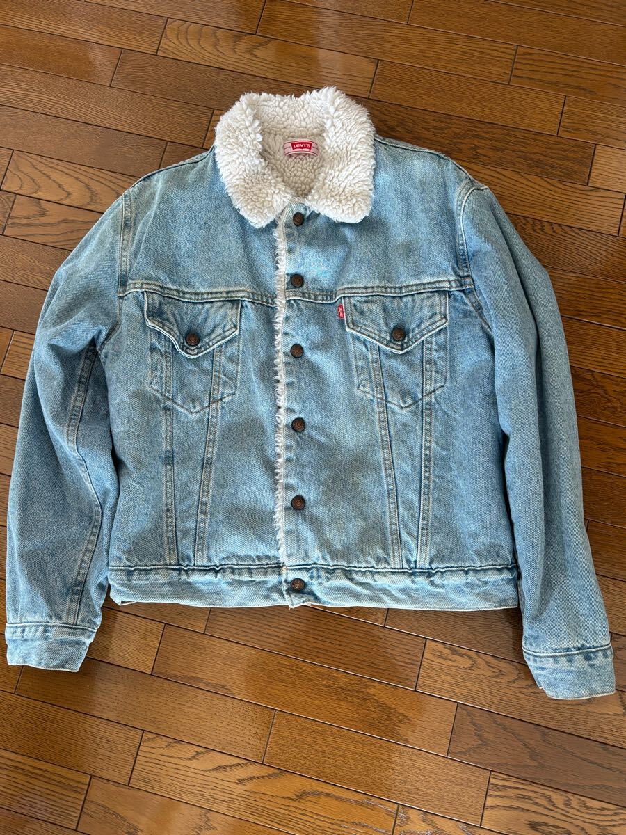 ビンテージ 90s リーバイス デニムボアジャケット USA製拍卖