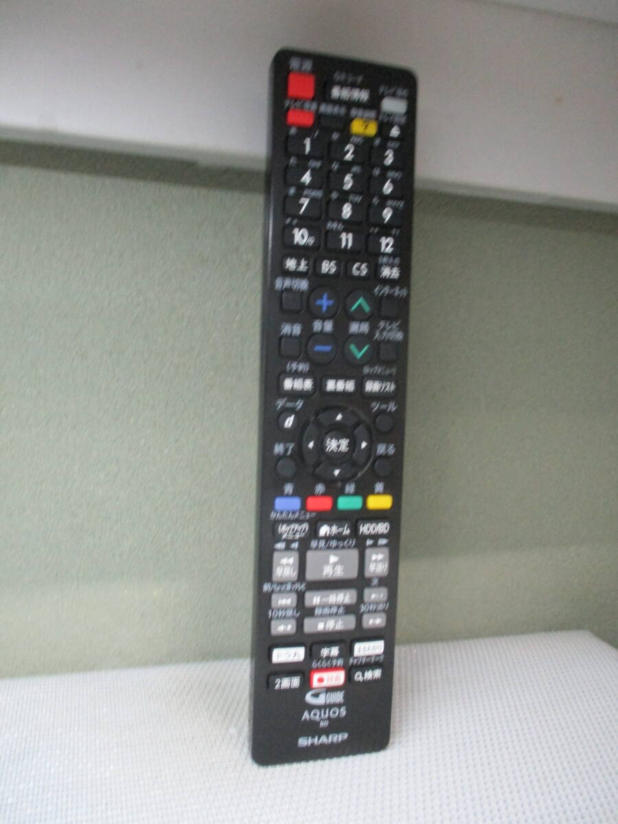 SHARP シャープ ブルーレイディスクレコーダーリモコン GB331PA拍卖
