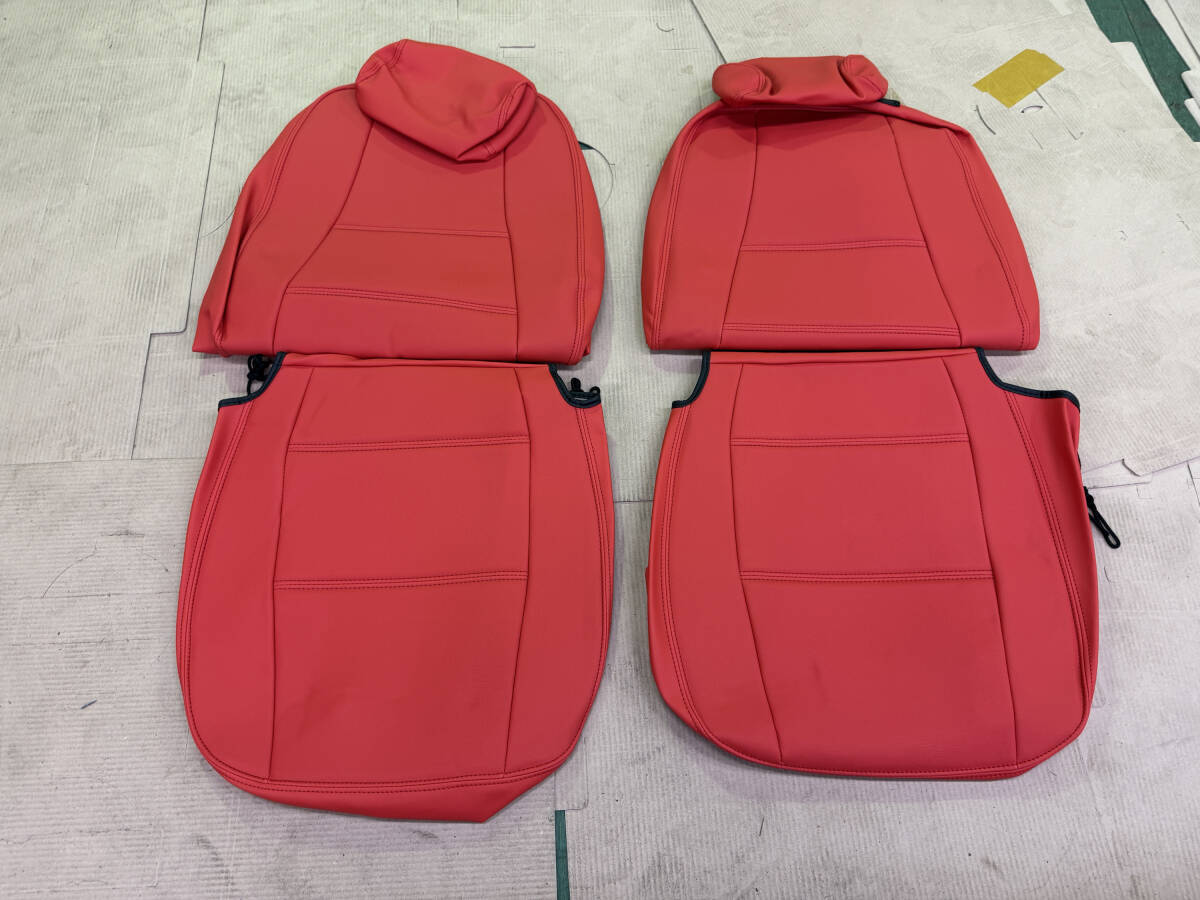 マスタング コンバーチブル用 高級合皮シートカバー 赤色 1995年~2002年 新品未使用 送料無料 拍卖