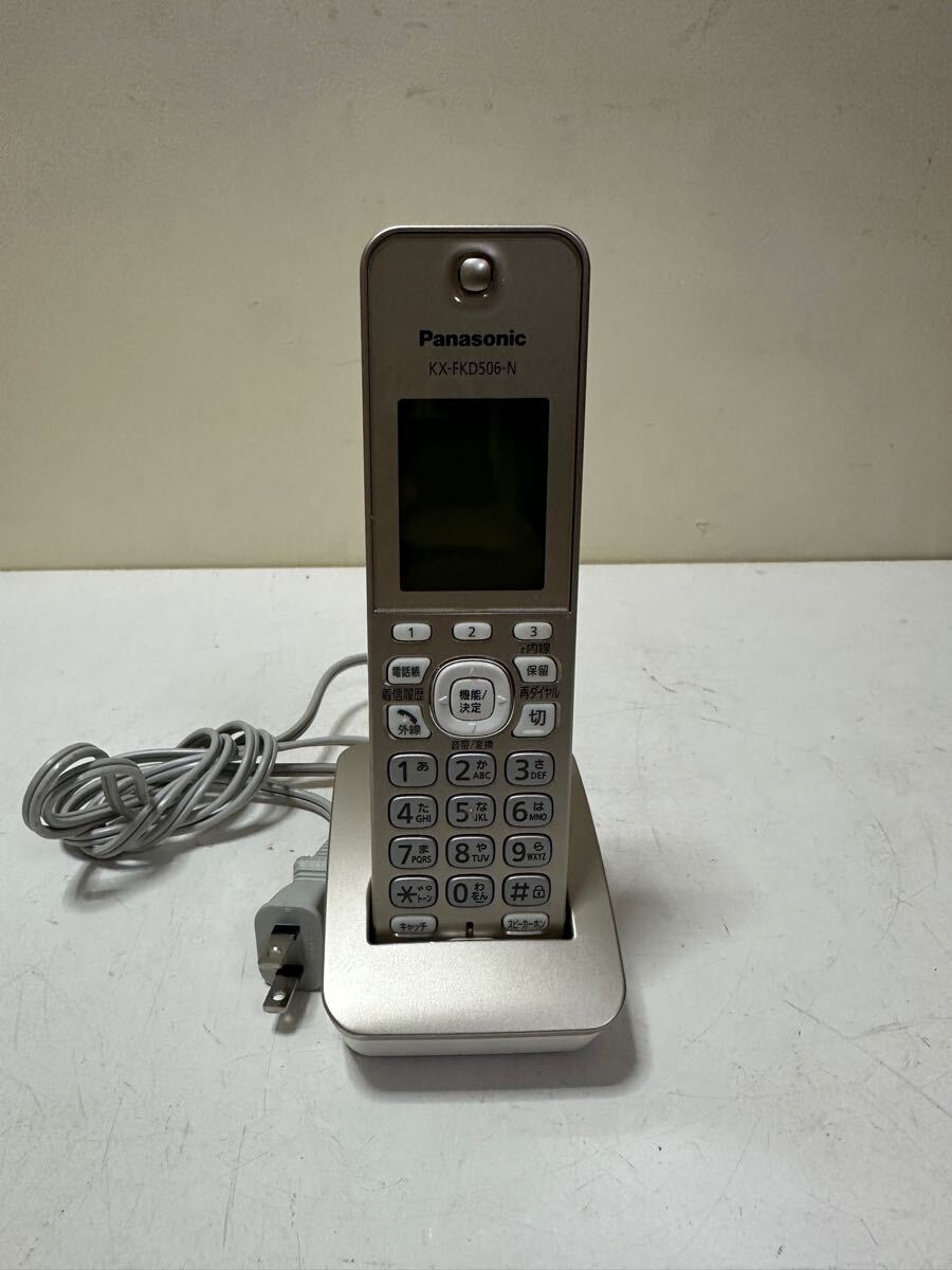 A798 Panasonic パナソニック KX-FKD506-N 子機のみ コードレス電話機 現状拍卖