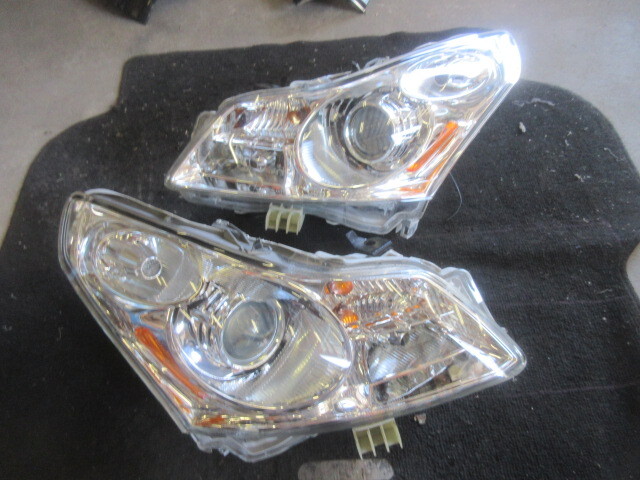 ★④R7G9336 V36 スカイライン 純正ヘッドライト左右セット 磨き済み コイト100-63864 修理やストック等に拍卖