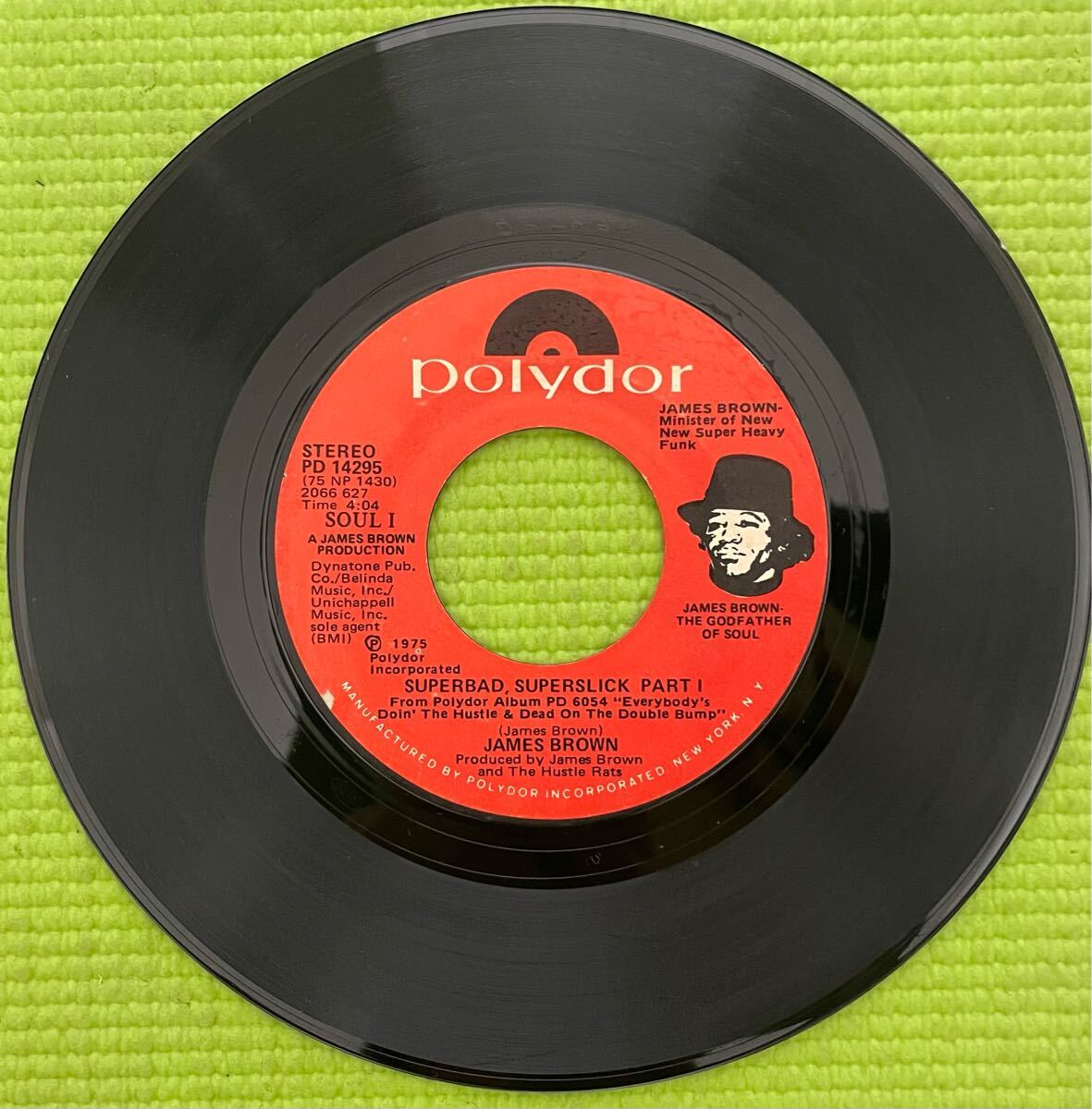 Soul sampling raregroove record James Brown / Superbad, Superslick Part I c/w Part II 1975拍卖
