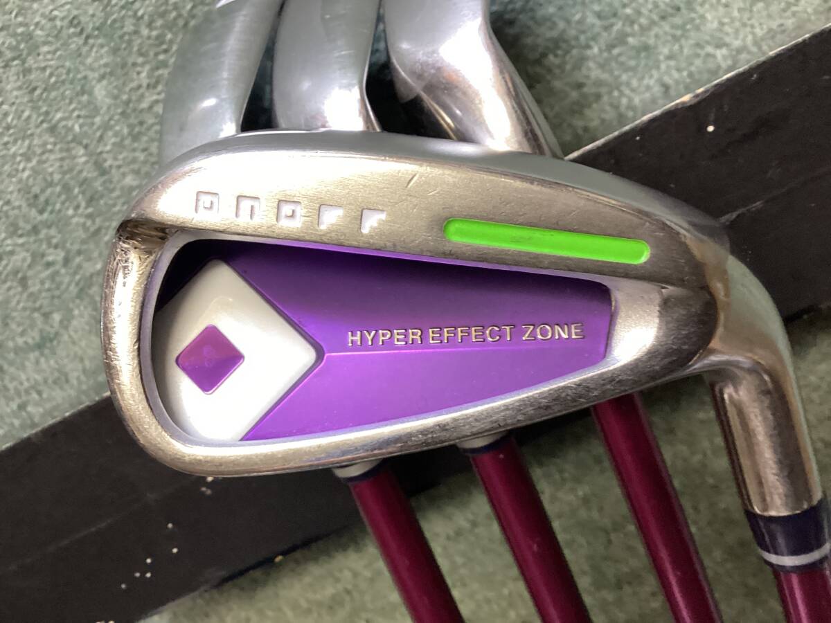 中古 ONOFFレディース 7~PW 4本 LP-4161 Aシャフト(税込)拍卖