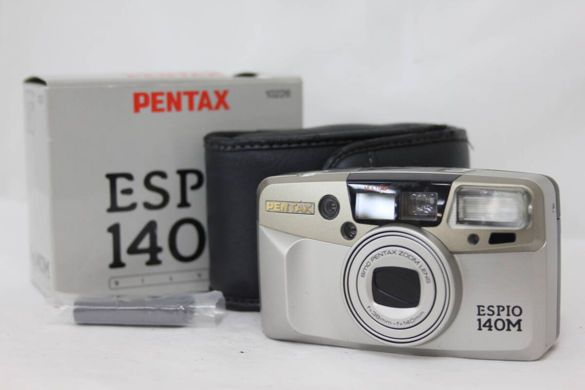 【訳あり品】 【元箱付き】ペンタックス PentaxESPIO 140M 38-140mm ソフトケース付き コンパクトカメラ M5627拍卖