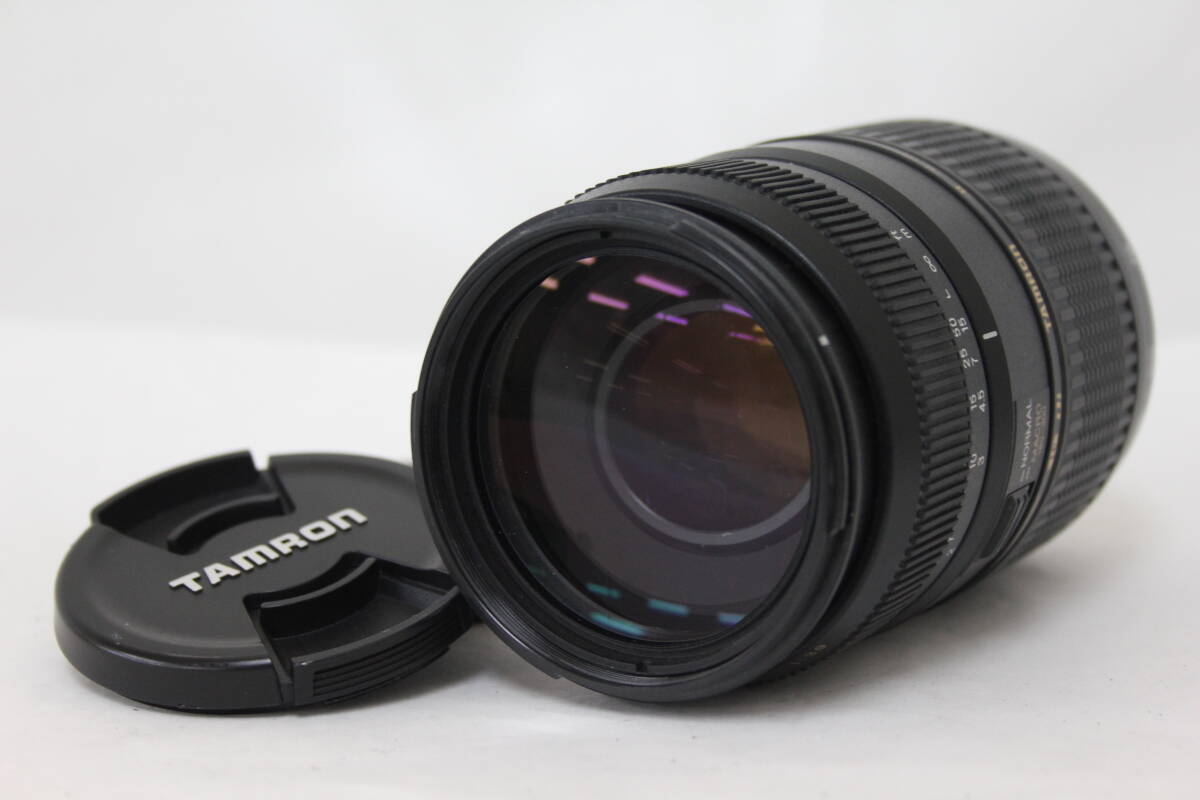 【返品保証】 タムロン Tamron AF 70-300mm F4-5.6 Tele-Macro 前後キャップ付き ニコンマウント レンズ M5671拍卖