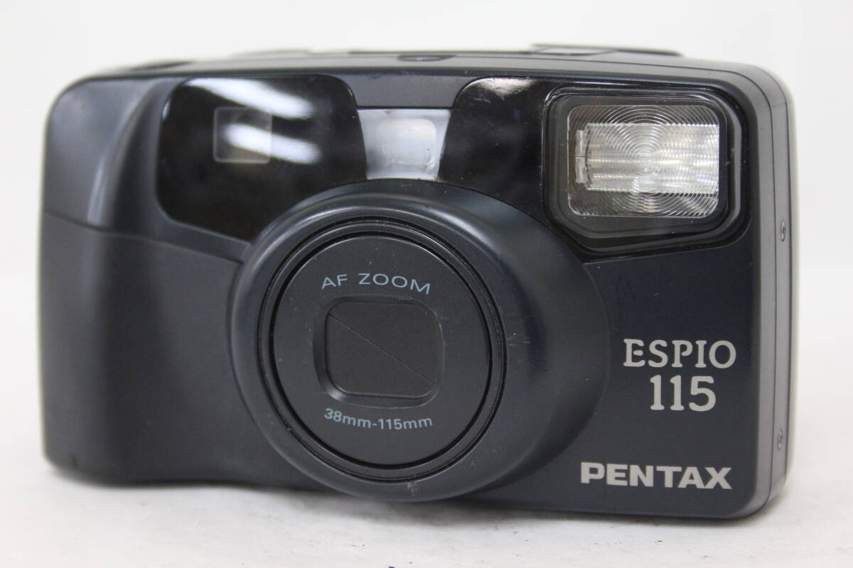 【返品保証】 ペンタックス Pentax ESPIO 115 ブラック AF Zoom 38-115mm コンパクトカメラ M5703拍卖