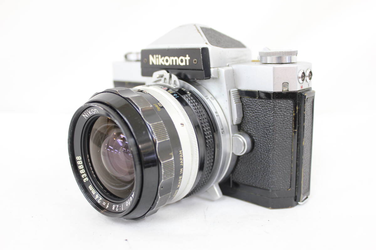 【返品保証】 ニコン Nikon Nikomat N FT Nikkor-N Auto 24mm F2.8 ボディレンズセット M5909拍卖