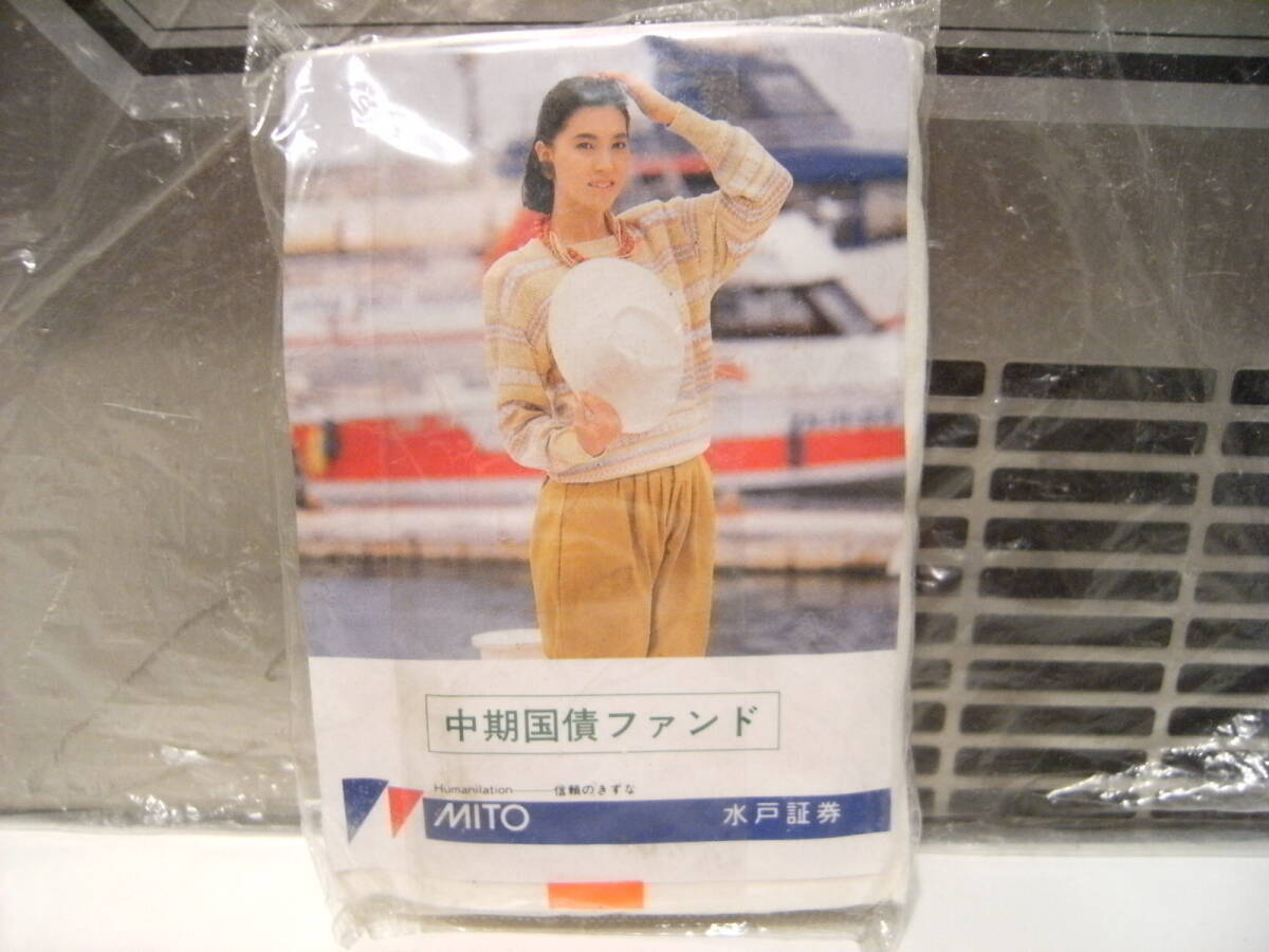 非売品★廃番★昭和レトロ★80年代★当時物 キャンペーンガール コンパニオン レースクイーン 船 ボート 美女 水戸証券 ポケットティッシュ拍卖