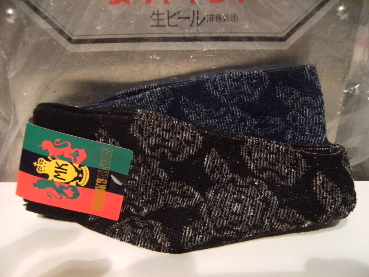 廃番★昭和レトロ★90年代★日本製 当時物 グンゼ株式会社 MICHIKO LONDON ミチコロンドン ソックス 靴下 2個★ディスコ ヤンキー アメカジ拍卖