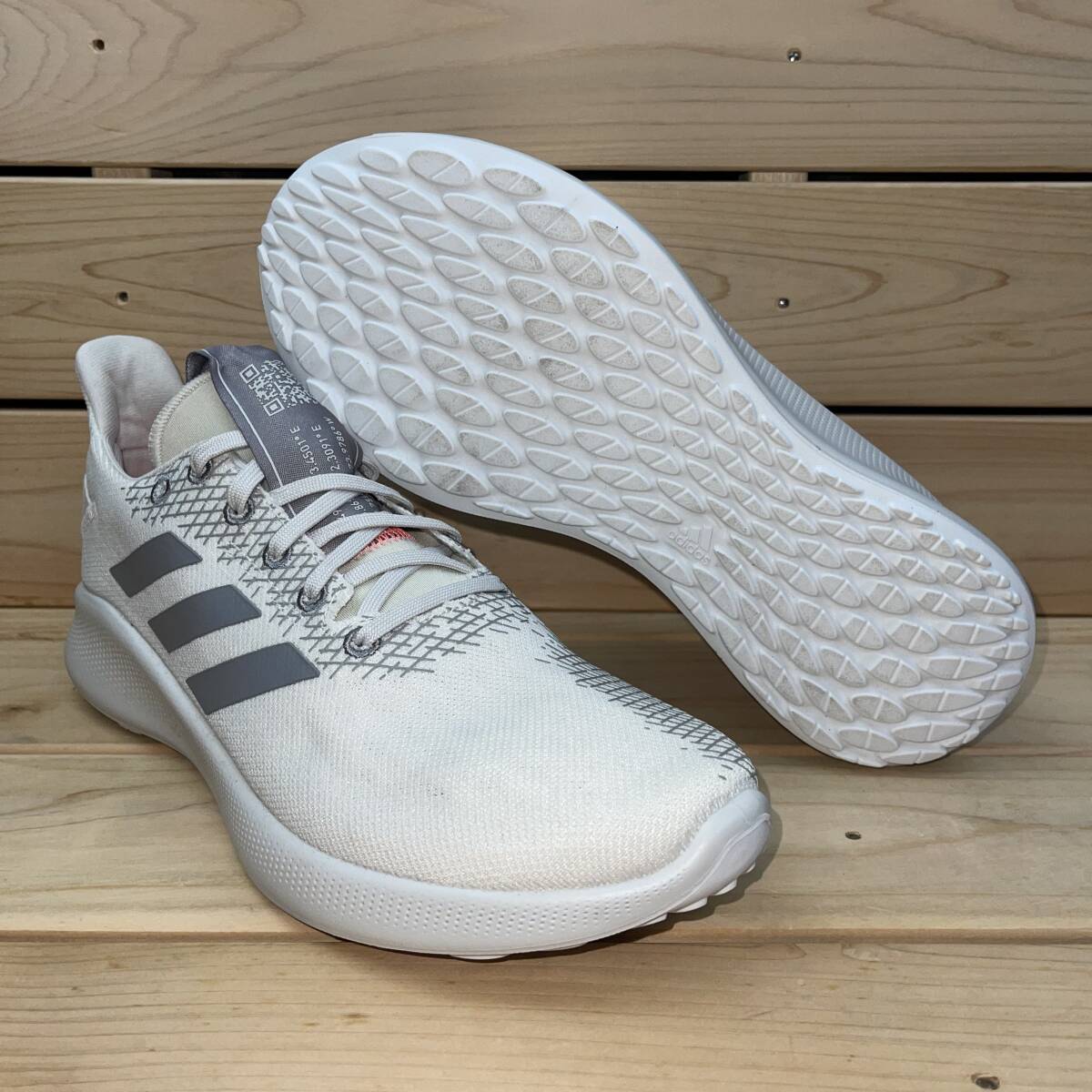 アディダス 25cm センスバウンス ストリート グレー ホワイト adidas Sensebounce + Street ランニング レディーススニーカー 拍卖