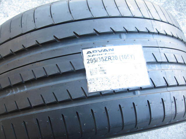 ☆新品激安☆ヨコハマ ADVANsport V105 295/35R20 1本拍卖