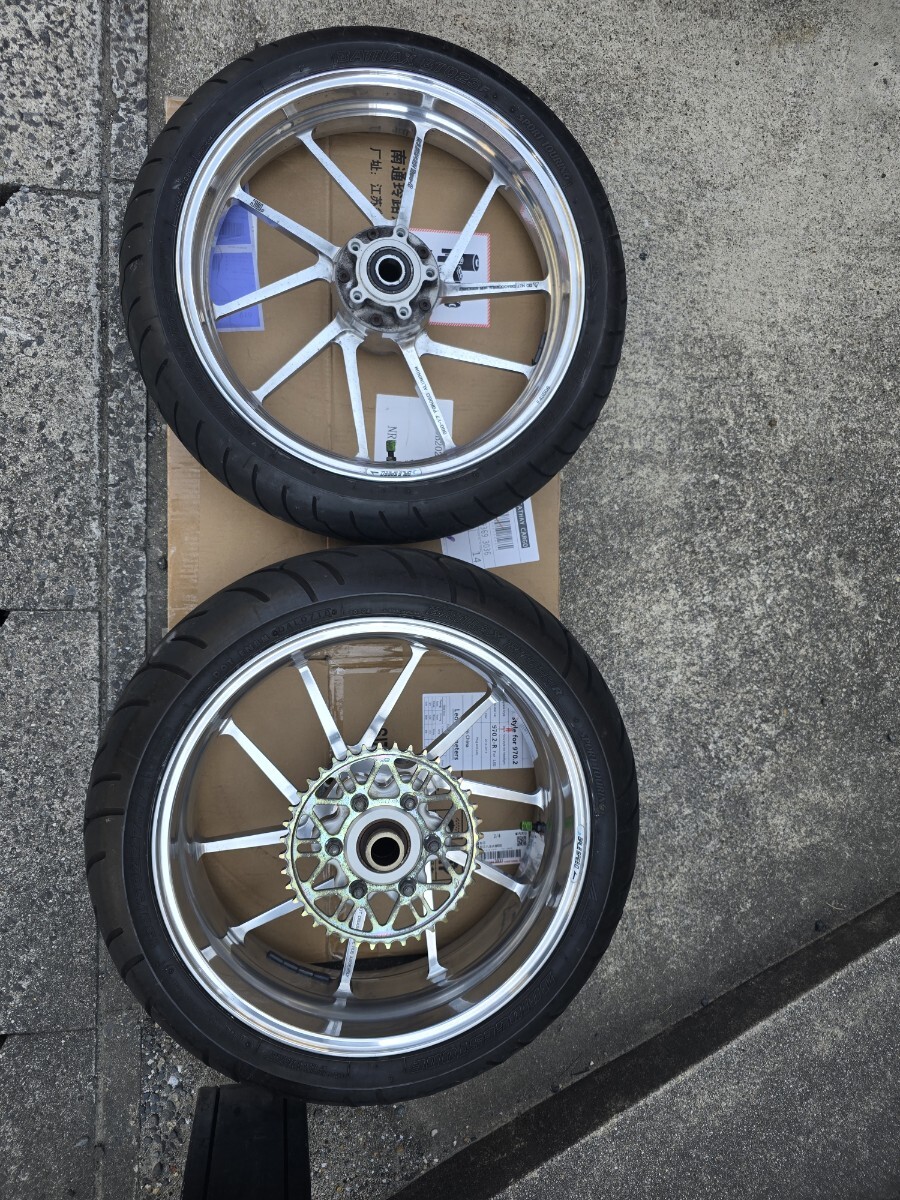 絶版 GSX1300R GALE SPEED Type-R ハヤブサ GW71A ゲイルスピード タイプR アルミ鍛造 前後 タイヤホイールセット ポリッシュ 隼 ホイール拍卖