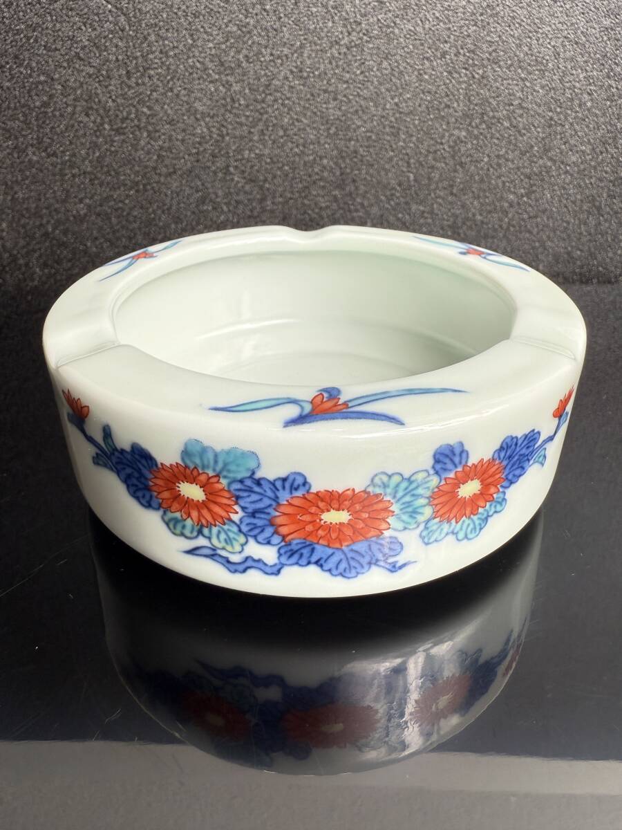 No38. 【有田焼】【今右衛門】★灰皿★未使用、保管品★人間国宝拍卖