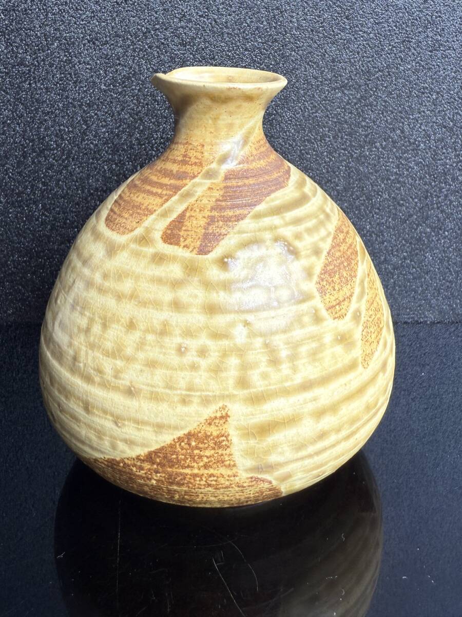 No52 【京都】★伊羅保★徳利★鈴木健司先生★陶器 酒 食器拍卖