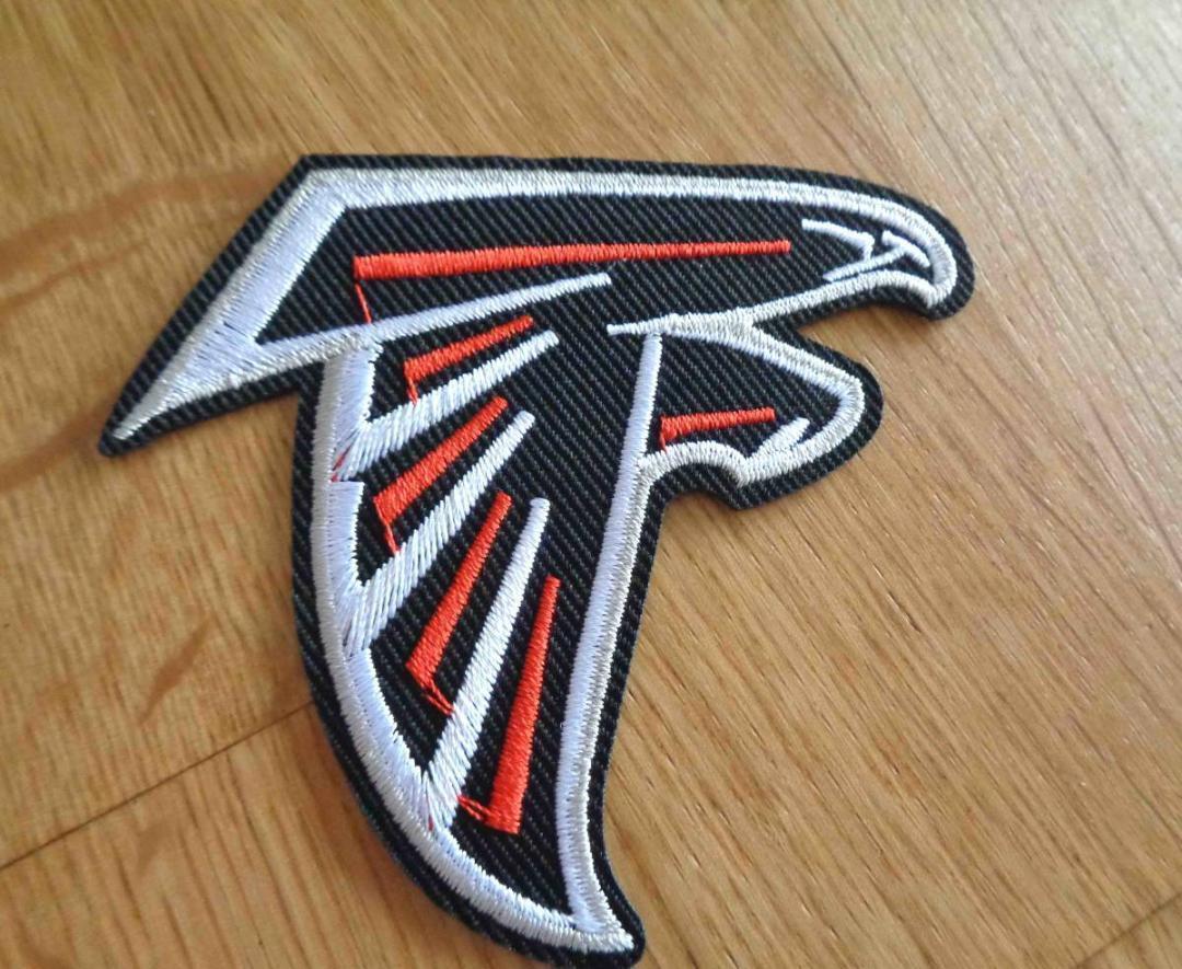 黒赤AF隼◆観戦NFLアトランタ・ファルコンズ Atlanta Falcons 刺繍ワッペン■激渋◆アメリカ◎アメフト アメリカンフットボール◆衣服DIY拍卖