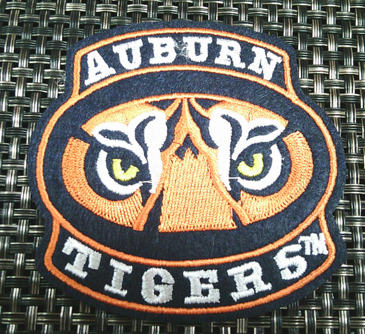 《虎凝視AU》橙濃紺◆新品Auburn Tigersオーバーン・タイガース オーバーン大学 刺繍ワッペン激渋◆NFLアメリカ スポーツ◎アメフト◆DIY拍卖