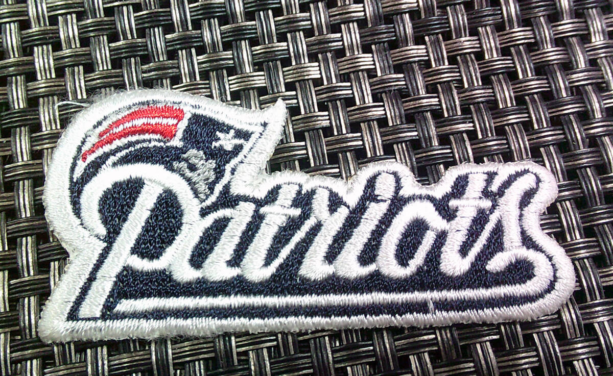 NM《小型NE英雄英語》新品NFL ニューイングランド・ペイトリオッツNew England Patriots 刺繍ワッペン◆アメフト アメリカンフットボール拍卖