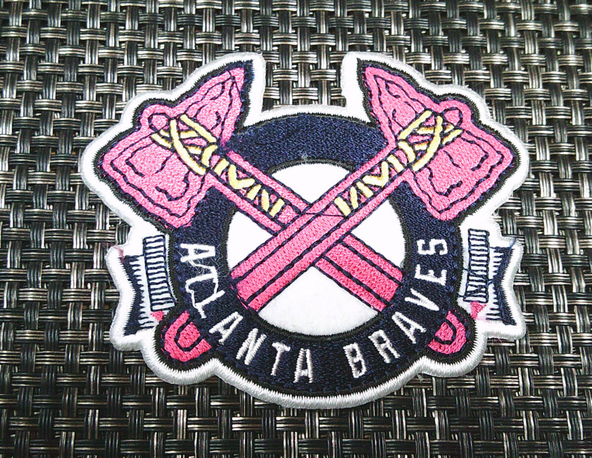 NM《桃双斧BR》球魂◆新品 MLBアトランタ・ブレーブスAtlanta Braves野球 ベースボール 刺繍ワッペン■野球 メジャーリーグ■衣服DIY拍卖
