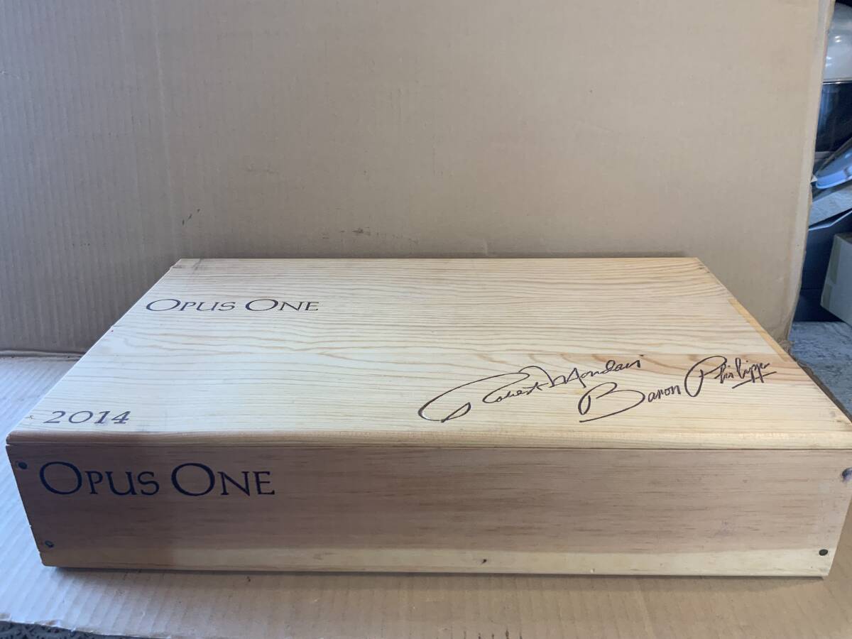 ワイン木箱/OPUS ONE オーパスワン/2014拍卖