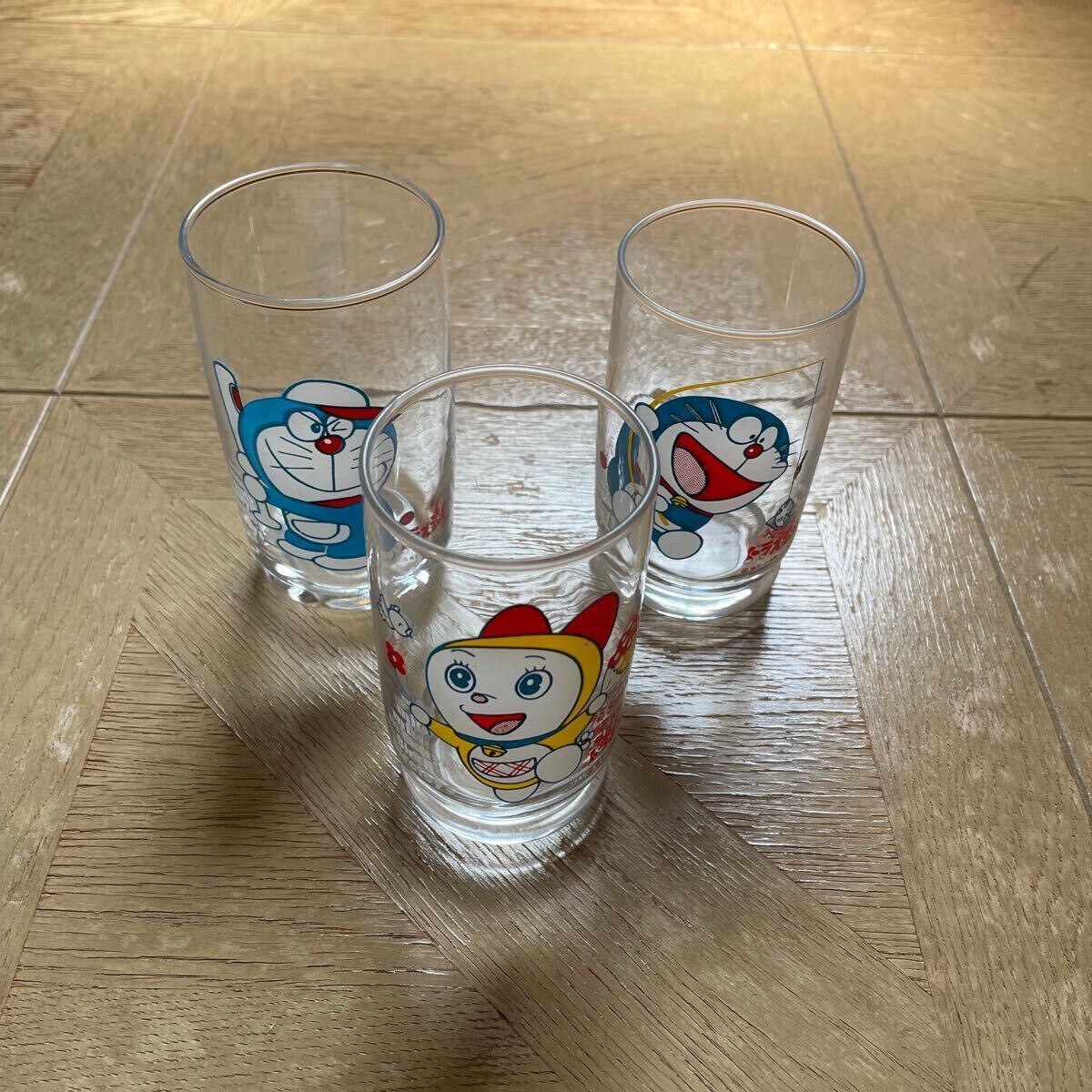 ☆ 未使用品ドラえもん・ドラミちゃん グラス コップ レトロ 昭和レトロ ミツヤ&バヤリース ☆拍卖