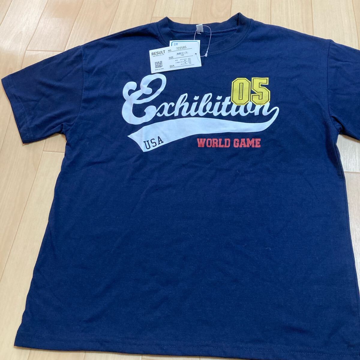 新品 150サイズ 半袖 tシャツ 紺色拍卖