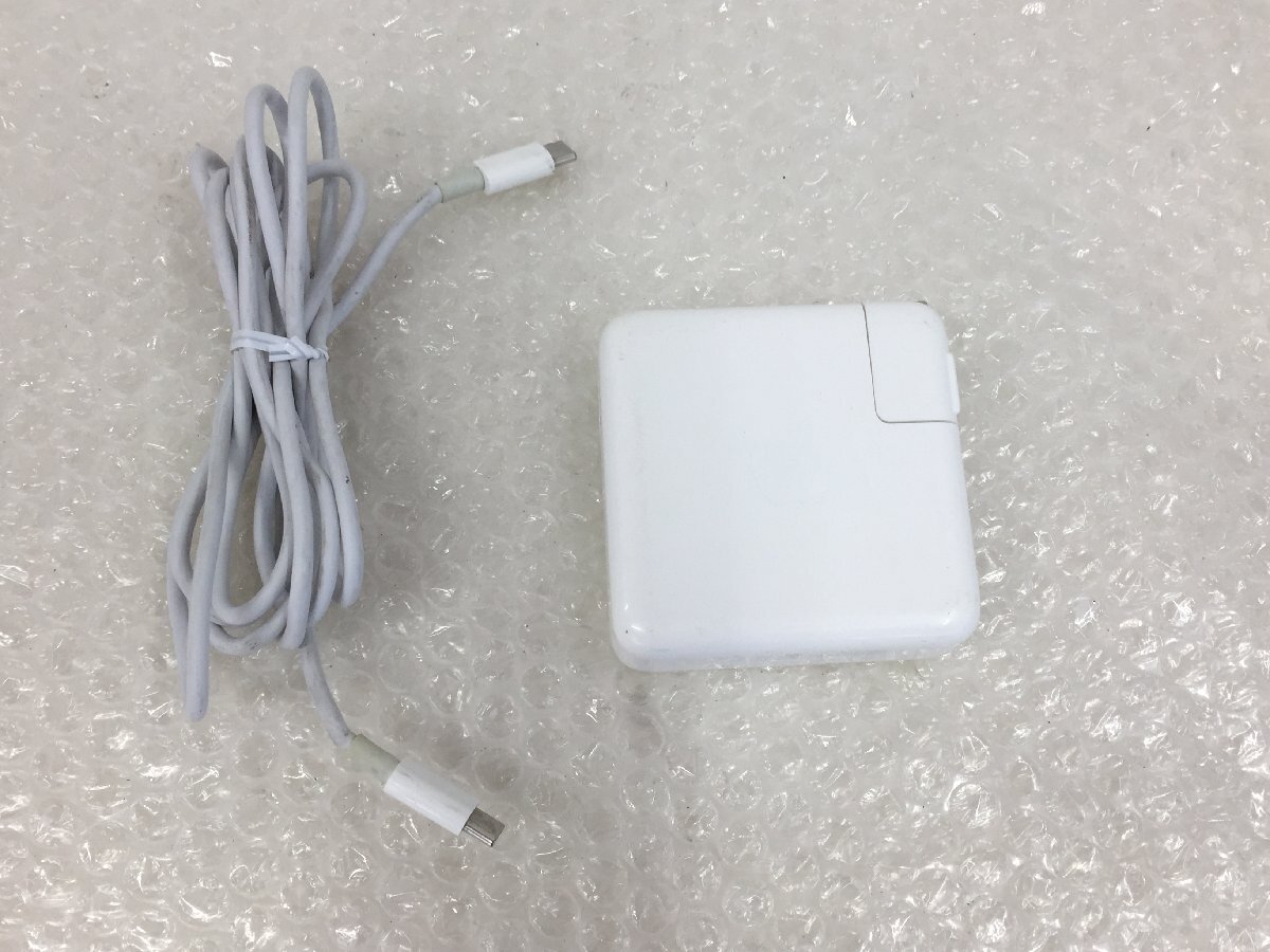 Apple 純正 USB-C電源アダプタ61W A1718 ケーブル 付き 中古動作品 (管:2C3-M5)拍卖