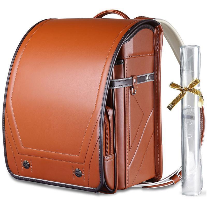 【新品未使用】ランドセル キャメル 軽い 茶 黒 カーキ ワンタッチロック 大容量 おしゃれ 男の子 女の子シンプル 軽量 自動ロック 茶色拍卖